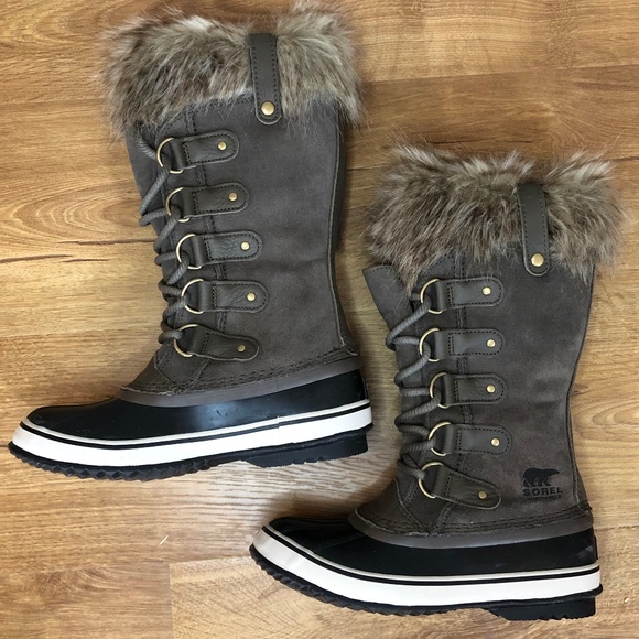Sorel Joan of Arctic Lace Up Winter Boot Size 6 - Picture 2 of 7